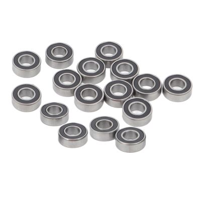 UMXUDAO 16pcs Aluminum 1150 Ball Bearing Set for Ta-Miya BB01 BBX BB-01 RC Buggy Car #54579 Upgrades