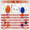 BVGME 3D Printed Dragon Egg Fidget Toy for ADHD, Autism, Anxiety & Stress Relief (Red) view 2