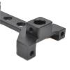 Metal Front Rear Suspension Bracket Shock Absorber Holder Damper Mounts for Axial SCX10 III 1/10 RC Crawler AXI231021(Silver) view 2