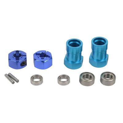 UMXUDAO Aluminum Alloy 12mm HEX Rims Hub Adapters for Ta-Miya WR-02 for Wild Willy/for Su-zukiJi-mny/for TYPE2