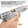 Toy Gun, 1911 Semi Auto Pistol Gun Toy for Boys, Empty Shell Ejecting Toy Gun with 120 Soft Bullets, Realistic Gun Toy Model, Kids Plastic Toy Pistol for 8+ (Silver) view 4
