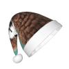 Alpaca Llama 1 Pack Christmas Hats Plush Santa Hat For Teenagers Christmas Costume Party And Holiday Event view 2