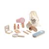 Luwecf Wooden Makeup Toy Set Princess Makeup Kits Hair Comb Mirror Little Princess Set Kids Pretend Play Toy Makeup Set for Toddlers view 1