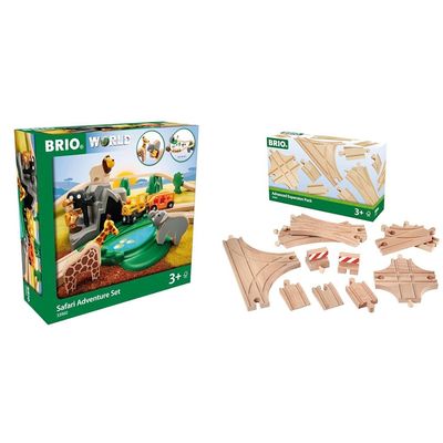 BRIO World 33960 Safari Adventure Set + BRIO World 33307 Advanced Expansion Pack