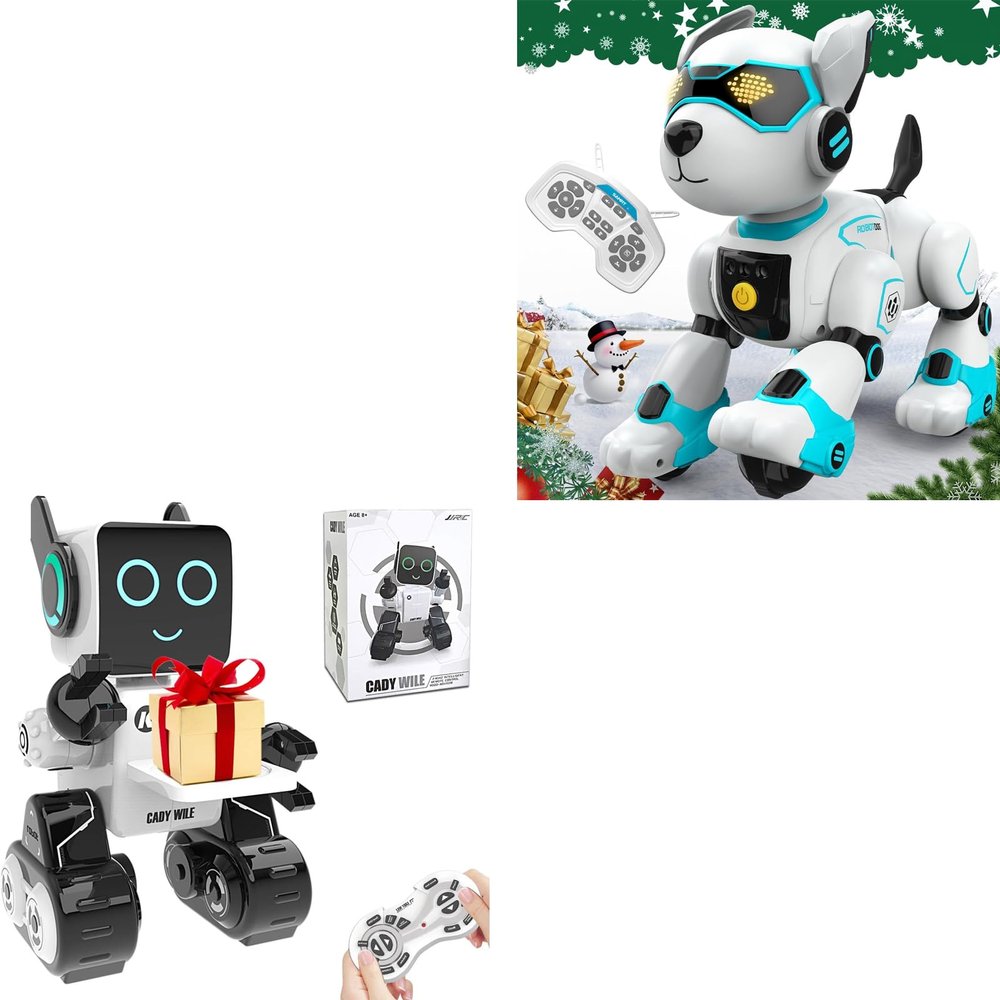 anysun Robot Dog Toy for Kids, Programmable Remote Control Robot Puppy with Voice & Touch Sensors, Dancing & Singing, Animal Sound Imitation, Smart Stunt Robot Pet, Interactive Robotic Dog for Kids