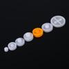 7pcs Plastic Pulleys Set, Gear Spare Parts Toy Cars Robots DIY, Made of Plastic, Great Model Making Accessories, With Center Shaft 1.95mm, For Pulleys of Different view 1