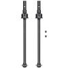 2Pcs JGGZONE Hard Steel RC Universal Front Rear CVD Drive Shaft Dogbone Joint Driveshaft Compatible with Traxxas 1/10 EREVO 2.0 E-Revo Revo Summit RC Upgrade Parts view 1