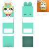 Game Console Silicone Protective Case for Nex Playground Game System Cute Cartoon Dustproof Case Cream Green view 1