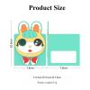 Game Console Silicone Protective Case for Nex Playground Game System Cute Cartoon Dustproof Case Cream Green view 2