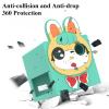 Game Console Silicone Protective Case for Nex Playground Game System Cute Cartoon Dustproof Case Cream Green view 3