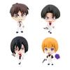 4PCS/Set Eren Jaeger Figure Cake Topper Mini Anime Titan Figure Model, 5cm Cartoon Action Figure Desktop Decoration Party Supplies Gifts for Fans view 1