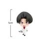 4PCS/Set Eren Jaeger Figure Cake Topper Mini Anime Titan Figure Model, 5cm Cartoon Action Figure Desktop Decoration Party Supplies Gifts for Fans view 3