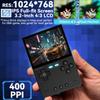 FINGEREVO Trimui Brick Handheld Game Console 3.2-inch 1024 * 768 IPS Screen 3000mAh Trimui-brick Opensource System with Portable Case and Screen Protector Black view 2