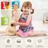 Vanplay Kids Guitar Set - Montessori Toys for 2 3 Year Old Boy Girls Birthday Gifts, 7 in 1 Musical Instruments for Toddlers 2-4, Band Sets with Ukulele/Flute/Tambourine/Maracas Toys for Kids 3-5 view 4