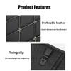 MZYLW 2 Pcs Car Seat Back Anti Kick Pad for Mitsubishi Pajero V73 Pajero V93 V97 Zinger Leather Car Seat Back Cover Protector Waterproof Anti-Scratch Seat Protective Cushion Accessories view 4