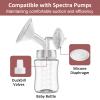 10PCS Breast Pump Parts Compatible with Spectra S2, S1, 9Plus, 6 Pack Silicone Duckbill Valve & 4 Pack Silicone Diaphragm for Spectra Breastpump Parts, Not Original Replacement Accessories view 3