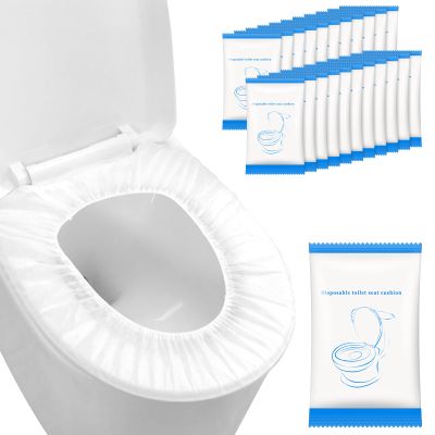 100 Pack Disposable Toilet Seat Covers for Travel Public Toilet Hospital,Portable Waterproof (Individual Package)