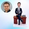 mydedor Custom Bobblehead,Personalized Bobblehead Full Head,Handmade Bobbleheads Customized for Boss Man Decoration or Unique Gifts for Adult view 2