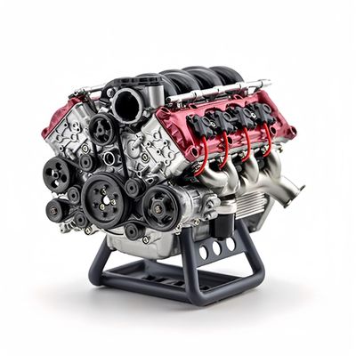 Will Run Mini V8 Engine Kit, Adult Engine Model Kit for RC Car AX90104 SCX10Capra VS4-10 Pro/Ultra DIY Toys MAD V8 Engine Internal Combustion Model Assembly Kit