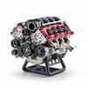 Will Run Mini V8 Engine Kit, Adult Engine Model Kit for RC Car AX90104 SCX10Capra VS4-10 Pro/Ultra DIY Toys MAD V8 Engine Internal Combustion Model Assembly Kit view 1