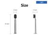CHICHIYANG Signal Traffic Light Model with Green&red&Yellow LED for Railway&Building Layout, 1:87 Scale, 8.3cm Traffic Light Black Post with Ladder view 3