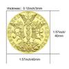 12pcs/Set Twelve Constellations Commemorative Coin Zodiac Challenge Medal with Plastic Case Fans Collection Gift view 4