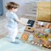 Farm animal Busy Board Sensory Fidget Toy for Baby 1 2 3 4 Year Old, Wooden Toys For Toddlers, Montessori Toys Gifts For Kids Activity Board (With a wooden stand) view 3