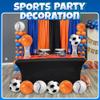 16" Inflatable Sports Beach Balls Variety Pack (12 Pcs) - 3 of Each - Basketball, Baseball, Football, Soccer Beach Balls for Sports - Themed Parties, Pool Toys, Birthday Decorations, and Party Favors view 3
