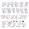23pcs/Lot White Base for Pet Shop Cat Dog Fox Timber Wolf Sitting Cat Persian Cat Collie Deer Great Dane Cocker Spaniel Dachshund Custom DIY Paint Design Your Pet and random 7pcs accessories set view 1