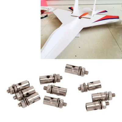 lvifloae 10 pcs 1.3mm Servo Pushrod Connector Adjustable Pushrod Connector Rod Stop for RC Airplanes, Planes, Boat Replacement Parts