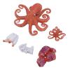 5Pcs Octopus Figurine Toy Educational Simulated Octopus Life Cycle Learning Toy Sea Animals Figurine Set for Home School view 2