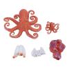 5Pcs Octopus Figurine Toy Educational Simulated Octopus Life Cycle Learning Toy Sea Animals Figurine Set for Home School view 3