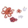5Pcs Octopus Figurine Toy Educational Simulated Octopus Life Cycle Learning Toy Sea Animals Figurine Set for Home School view 4