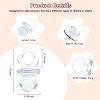 36 Acrylic Pacifiers for Baby Shower Game, 1.75 Inch Cute Baby Shower Pacifiers, Clear Pacifiers for Baby Shower Decoration DIY, Gender Reveal Party Table Scatter, Baby Shower Favors (Clear) view 2