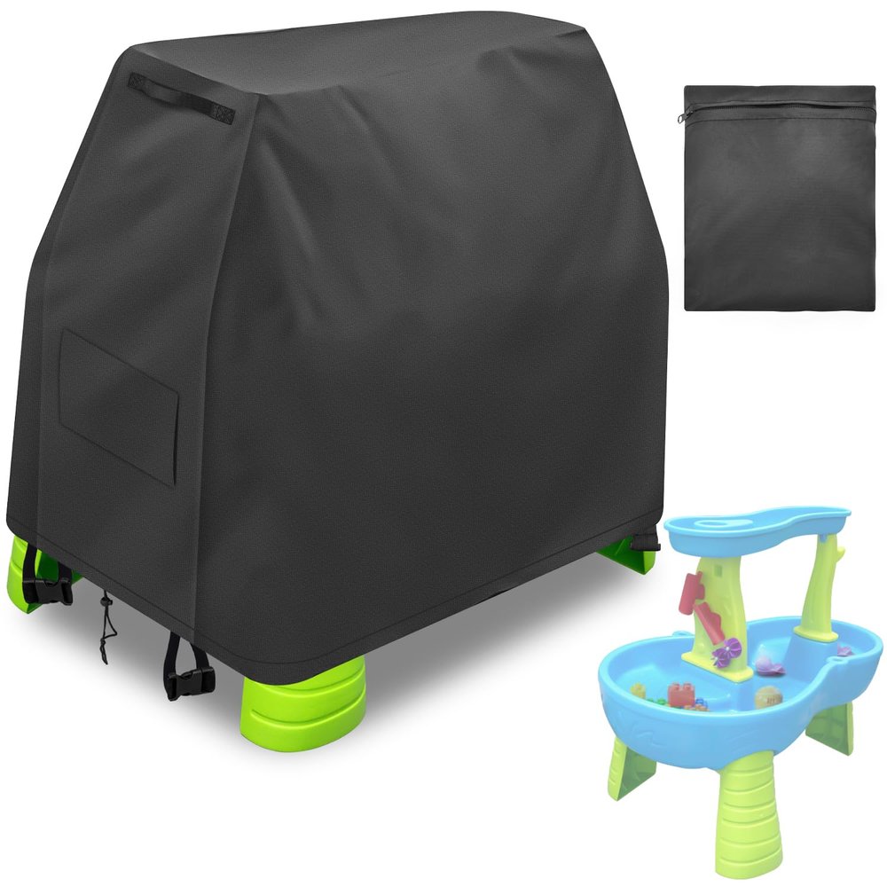 Infowush Kids Water Table Cover For Step 2 Rain Showers Splash Pond Water Table, Outdoor Play Toys Cover for water table for toddlers 1-3, Waterproof Dust Proof Water Table Accessories-Cover onlyE