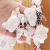 16pcs/Lot White Base for Pet Shop Cat Dog Fox Timber Wolf Sitting Cat Persian Cat Collie Deer Great Dane Cocker Spaniel Dachshund Custom DIY Paint Design Your Pet and random 7pcs Accessories view 3