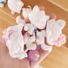 16pcs/Lot White Base for Pet Shop Cat Dog Fox Timber Wolf Sitting Cat Persian Cat Collie Deer Great Dane Cocker Spaniel Dachshund Custom DIY Paint Design Your Pet and random 7pcs Accessories view 4