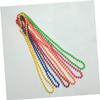 COSMEVIVI 6pcs Neon Bead Necklace Party Accessories Women's Fashion Jewelry Hen Night Costumes Random Color view 2