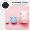 KICHOUSE 2sets Piggy Bank Closure Plugs Round Closure Plugs Plastic Stoppers for Saving Pot 20pcs*2 view 3