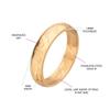 SalesOne Lord Of The Rings One Ring Stainless Steel Gold IP Adult Replica Ring | Size 13 view 4