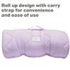 EVERYDAY KIDS Toddler Nap Mat with Removable Pillow - Born to Dance African American Ballerina - Carry Handle with Straps Closure, Rollup Design for Preschool, Daycare, Sleeping Bag - Ages 2-6 Years view 3