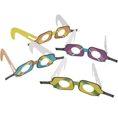 Assorted Colors Pickleball Paddle Glasses - (Pack of 12) - Fun and Unique Design - Perfect for Pickleball Events, Sports Parties, and Themed Gatherings