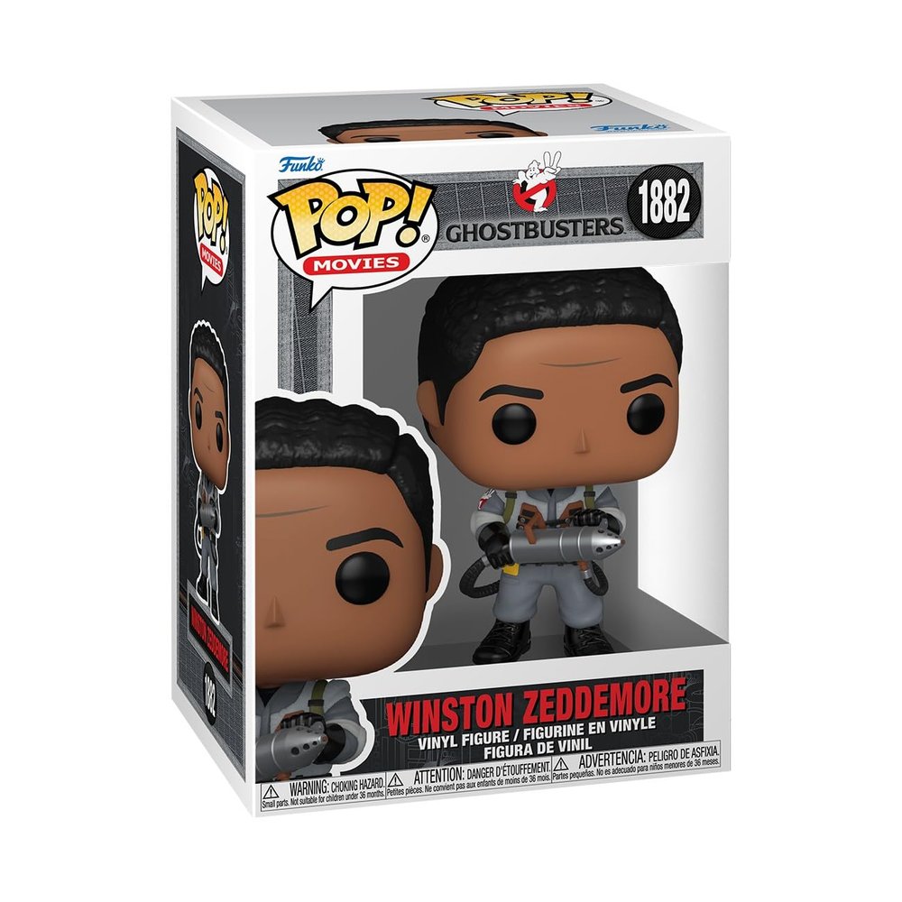 Funko Pop! Movies: Ghostbusters II - Winston Zeddemore - Collectable Vinyl Figure - Gift Idea - Official Merchandise - Toys for Kids & Adults - Horror Fans - Model Figure for Collectors and Display