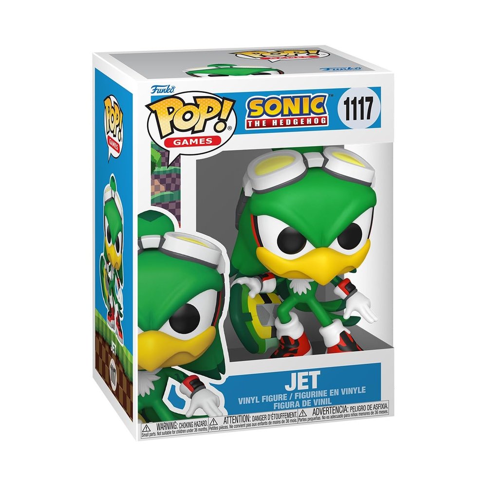 Funko Pop! Games: Sonic The Hedgehog - Jet - Jet The Hawk - Collectable Vinyl Figure - Gift Idea - Official Merchandise - Toys for Kids & Adults - Video Games Fans