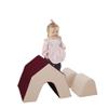 FDP SoftScape Peaked Playspace Climber, Indoor Active Play Structure for Toddlers and Kids, Safe Soft Foam for Crawling and Stacking (3-Piece Set) - Rosette view 3