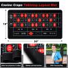 Lunmon Roulette Wheel Game Set Include 16'' Black Roulette Wheel 35" x 16" Rubber Tabletop Layout Mat, 100 Chips Dealer Button Win Marker Casino Game Sets Gift Ideas(Black) view 4