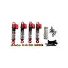 4pcs 43mm Metal Front & Rear Oil Filled Shock Absorber for 1/18 for Hobb-yplus for Rock Van Car RC Car Upgraded Parts(Red) view 1