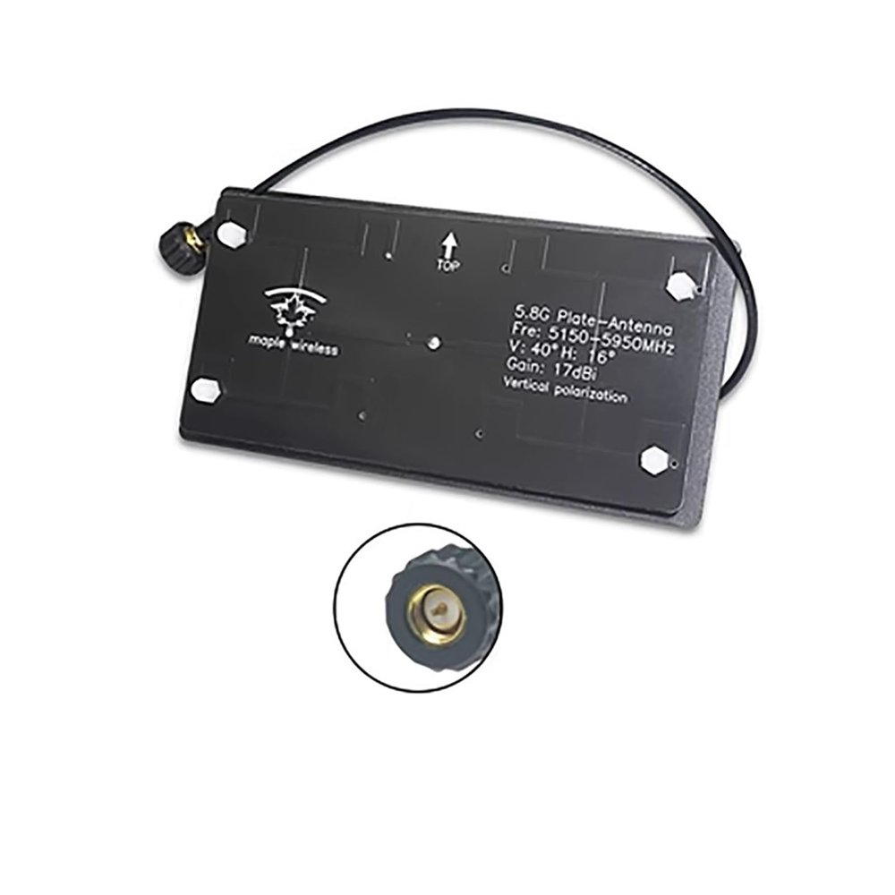 5.8G 17dbi High Gain Flat Antenna for Arkbird AAT Auto RP/SMA Antenna Tracker for HM30 HD Video RX FPV Plane(SMA AAT)