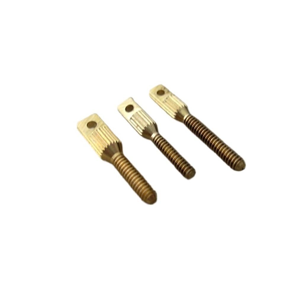 Compatible 10pcs RC Plane Flat-head Short Connecting Rod With Teeth M2xL22mm M3xL25mm M2.5xL22mm Compatible with RC Airplane(M3XL25MM(AMERICAN))
