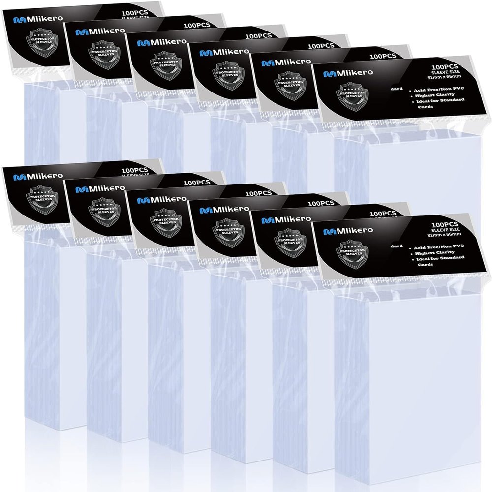 1000P Hard Card Sleeves + 2200 Clear Sleeves